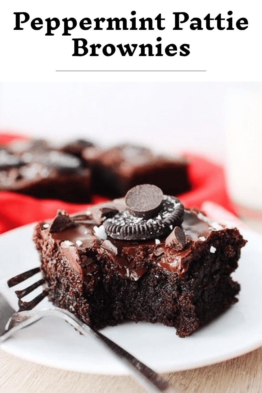 Peppermint Pattie Brownies