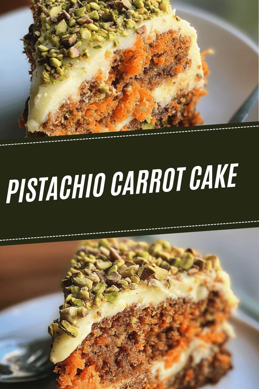 Pistachio Carrot Cake