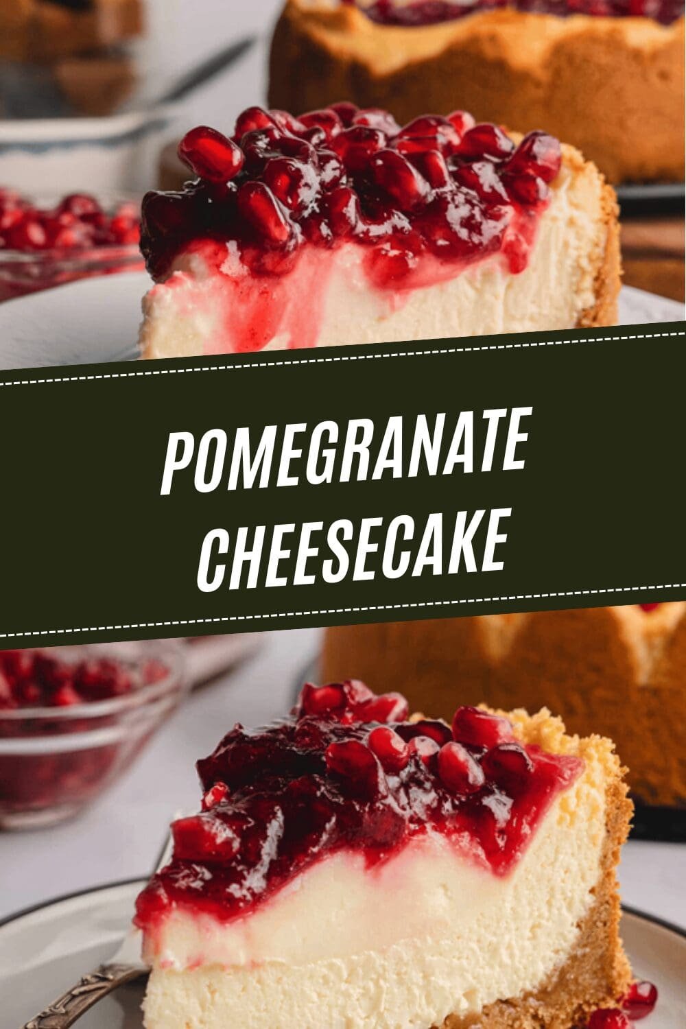 Pomegranate Cheesecake