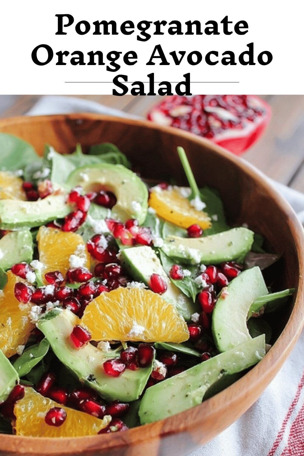 Pomegranate Orange Avocado Salad