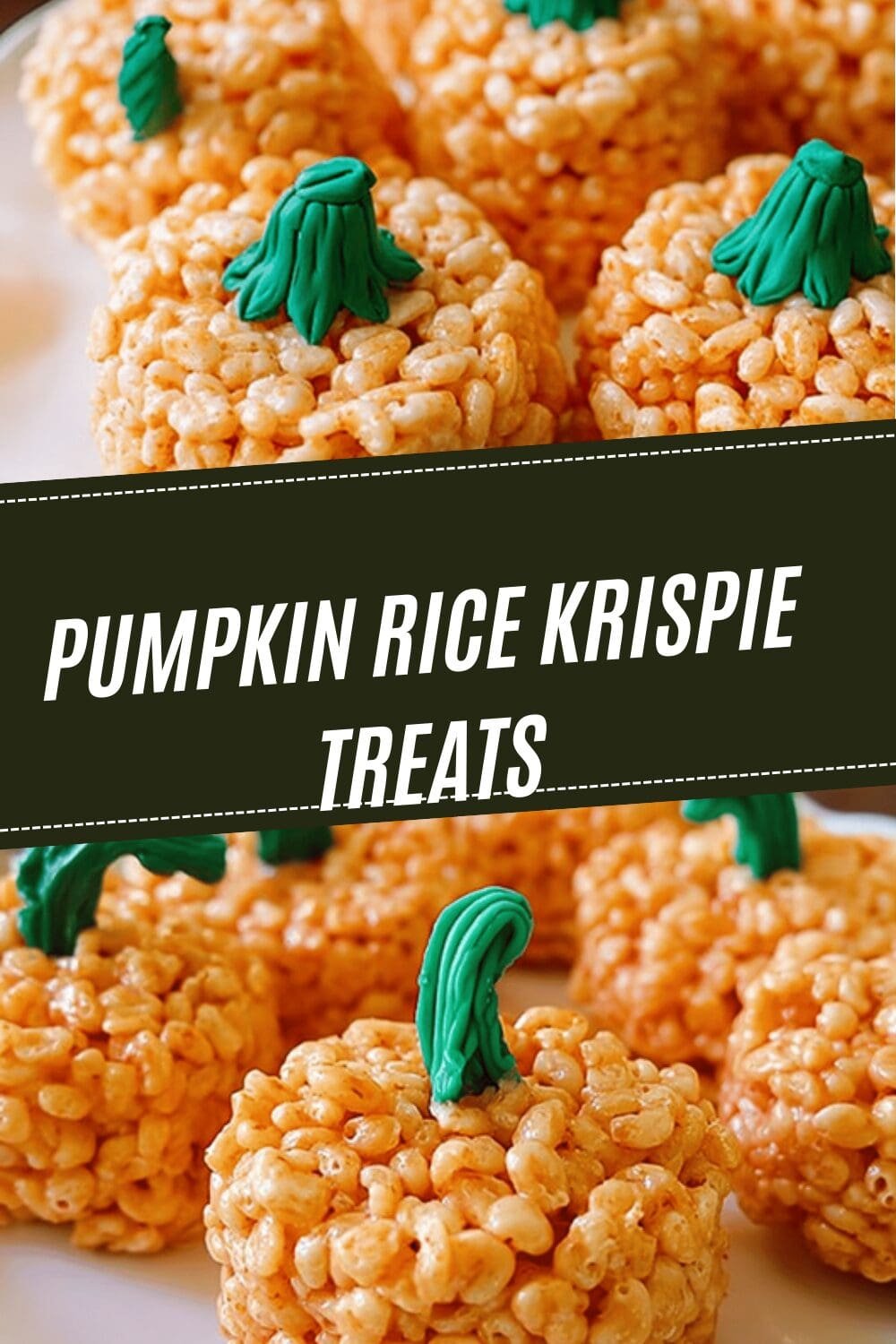 Pumpkin Rice Krispie Treats