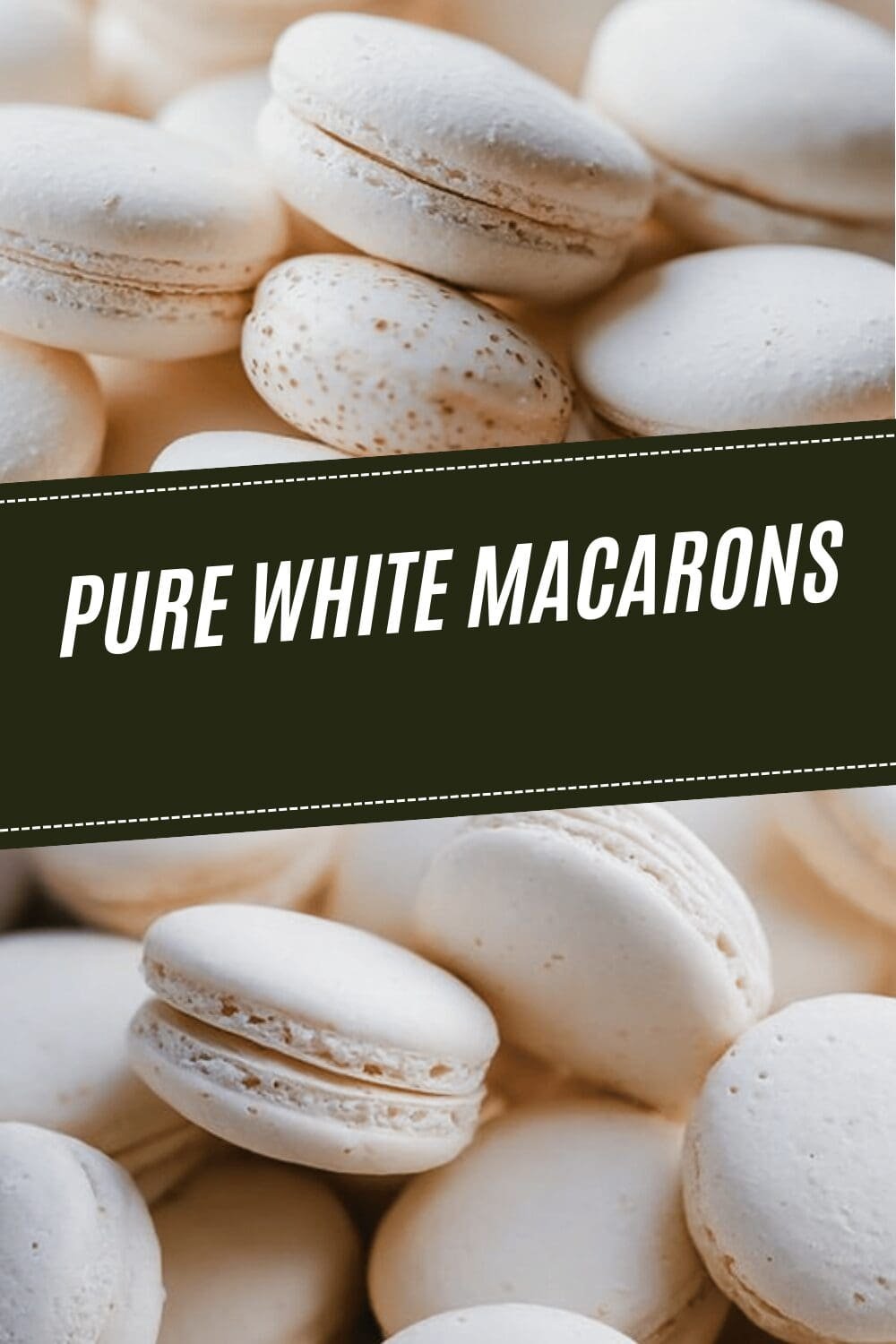 Pure White Macarons