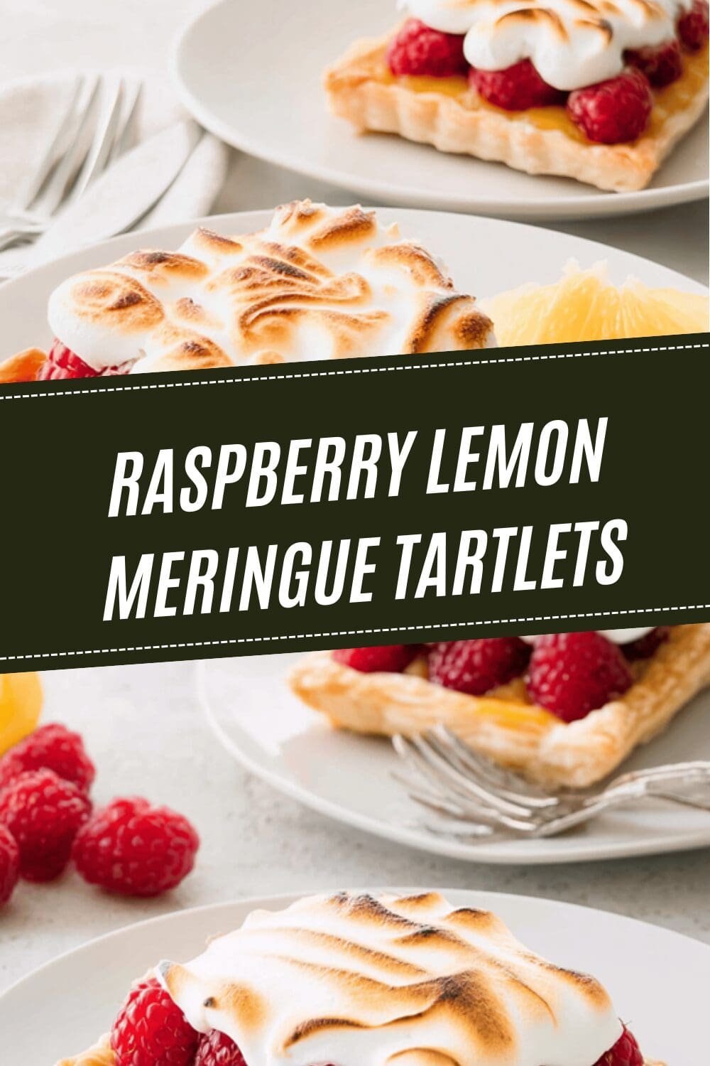 Raspberry Lemon Meringue Tartlets