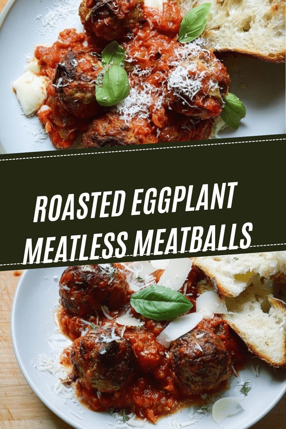 Roasted Eggplant Meatless Meatballs