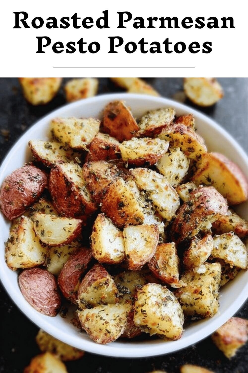 Parmesan Pesto Roasted Potatoes Recipe For A Flavorful Side Dish 7 Roasted Parmesan Pesto Potatoes