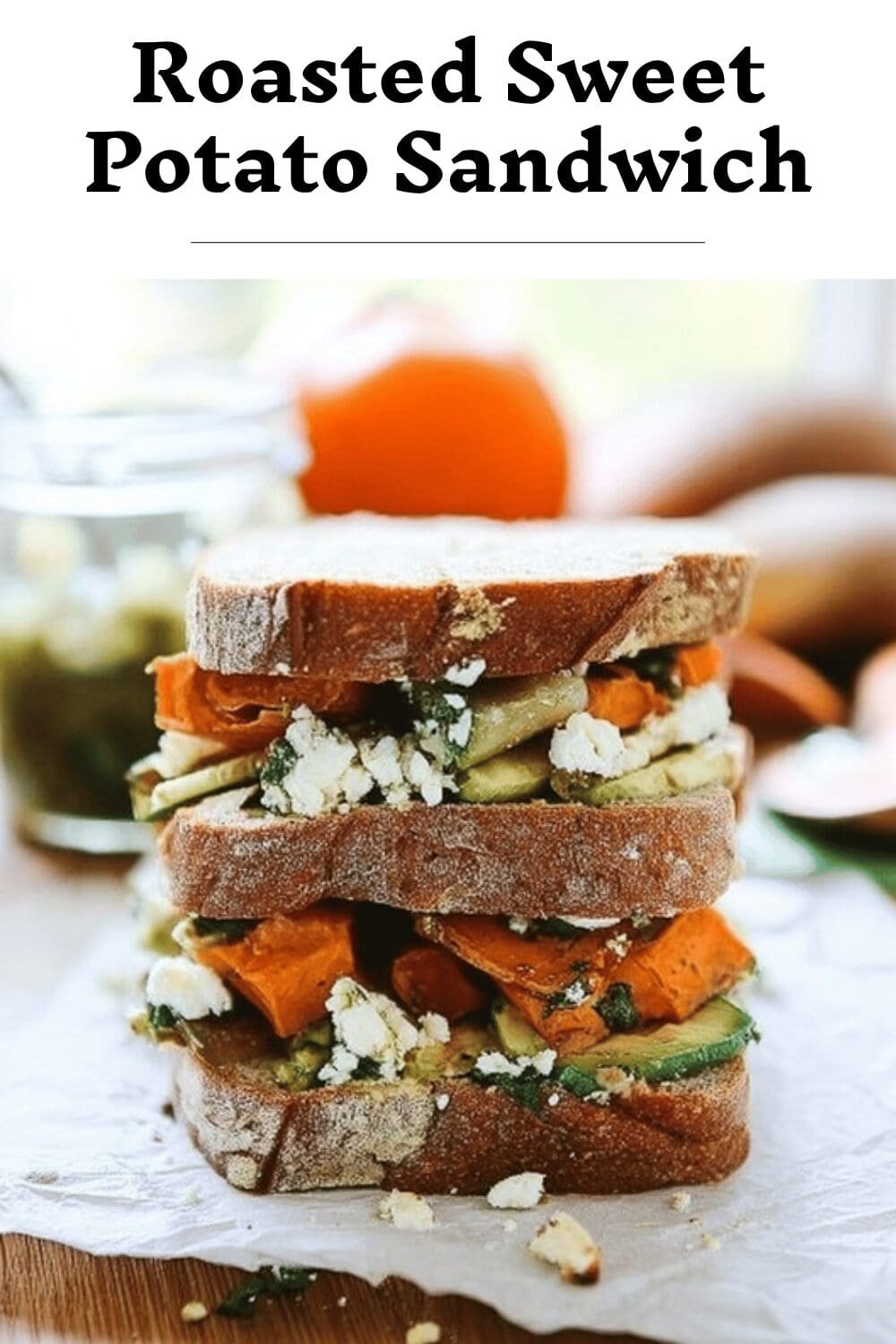 Roasted Sweet Potato Sandwich