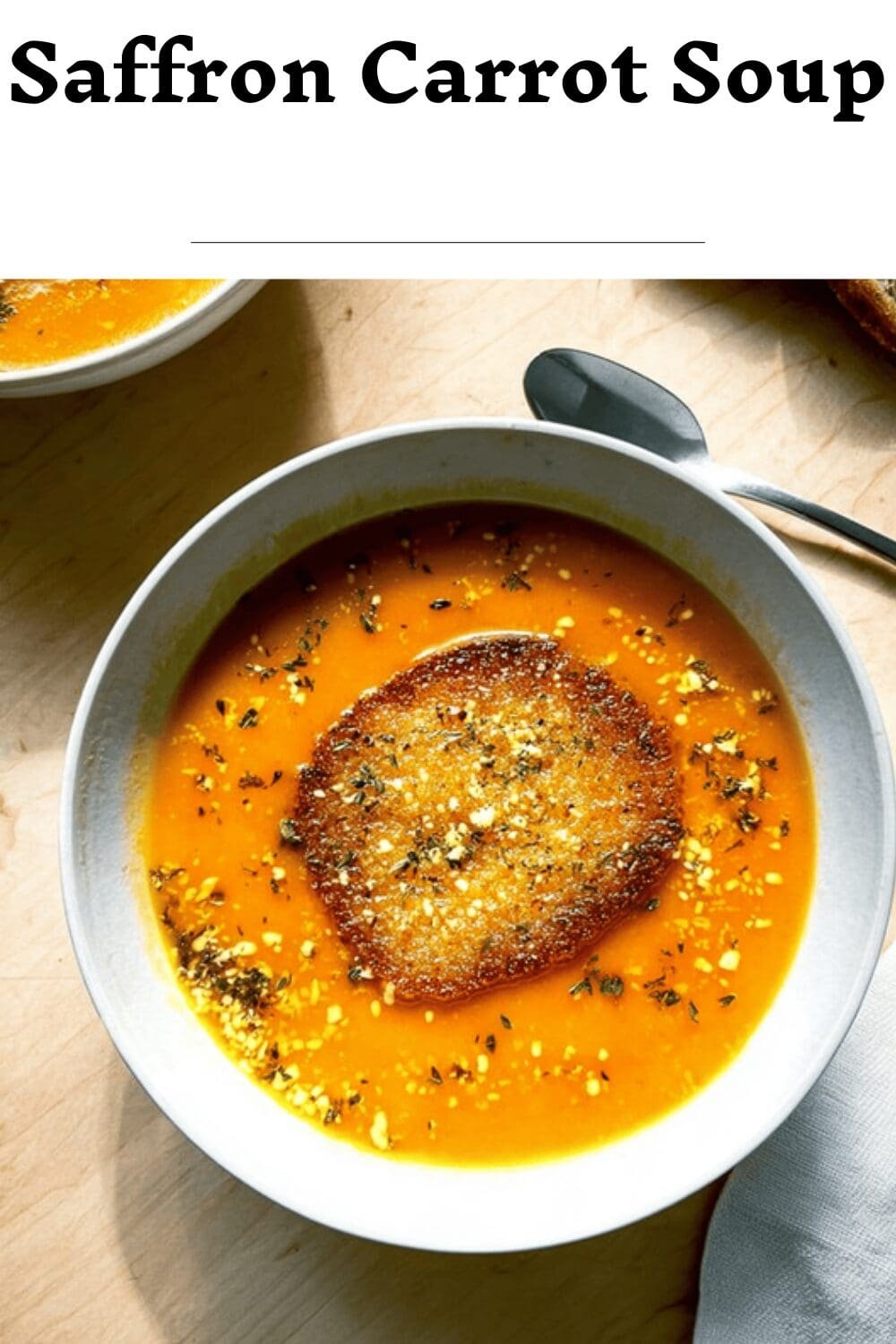 Saffron Carrot Soup
