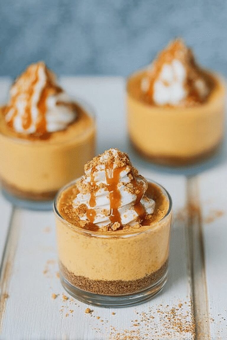 Salted Caramel Pumpkin Cheesecakes 98.Png