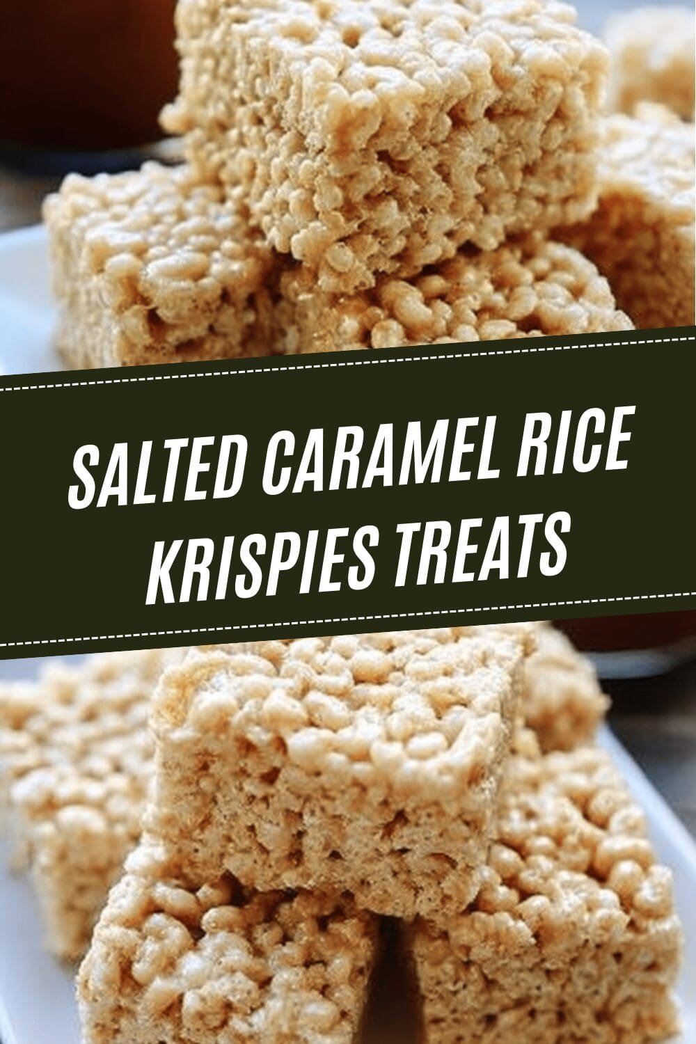 Salted Caramel Rice Krispies Treats