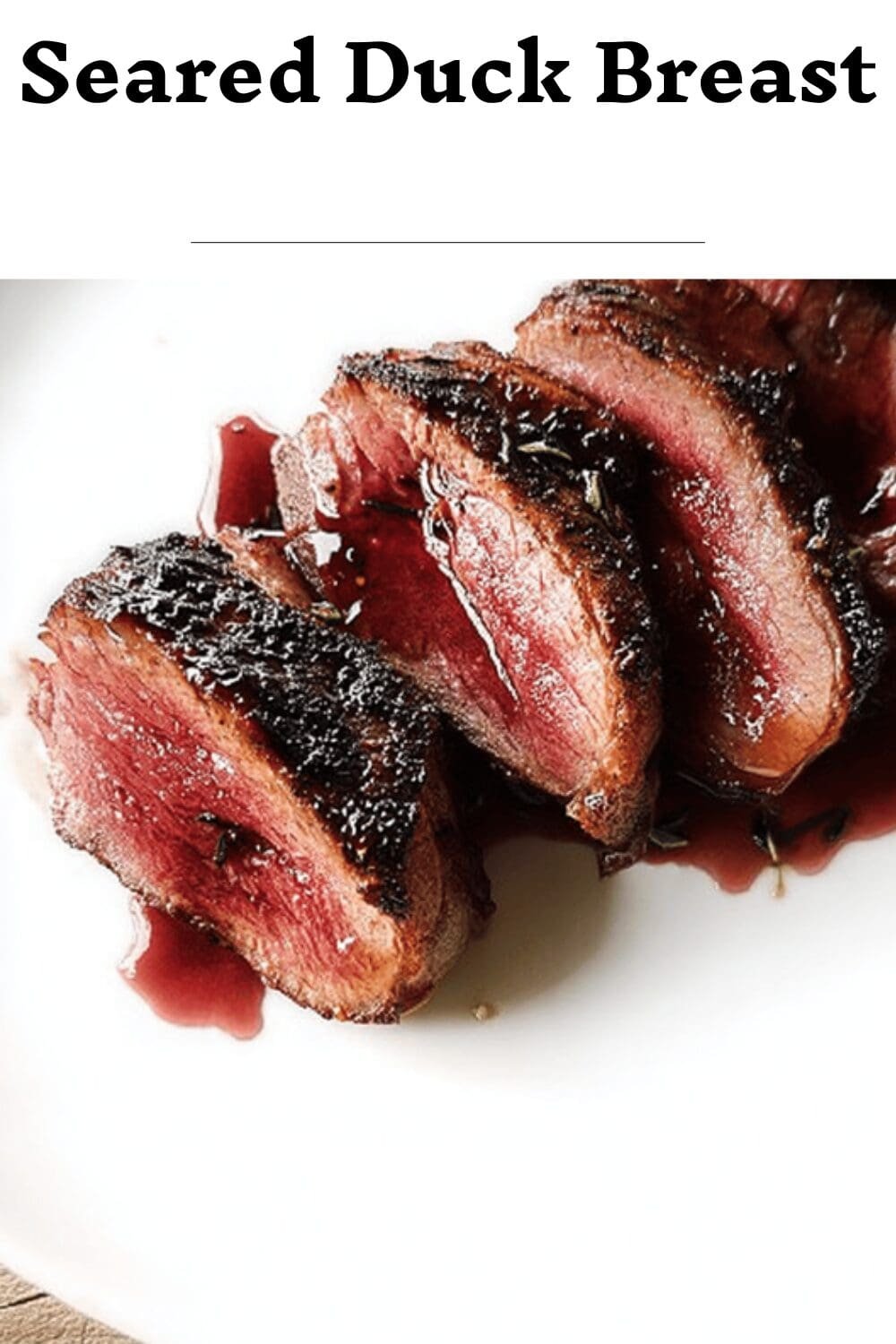 Seared Duck Breast
