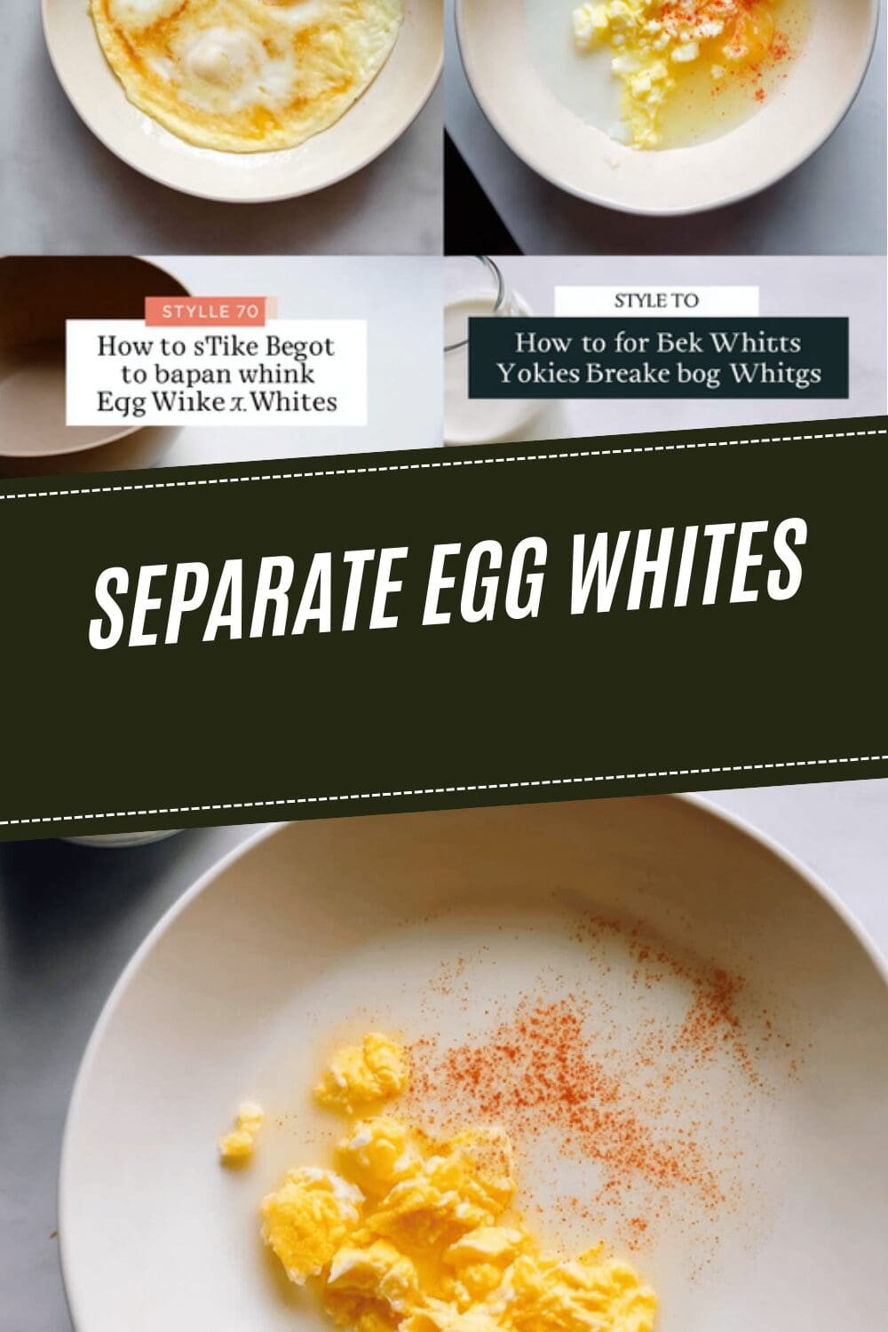 Separate Egg Whites