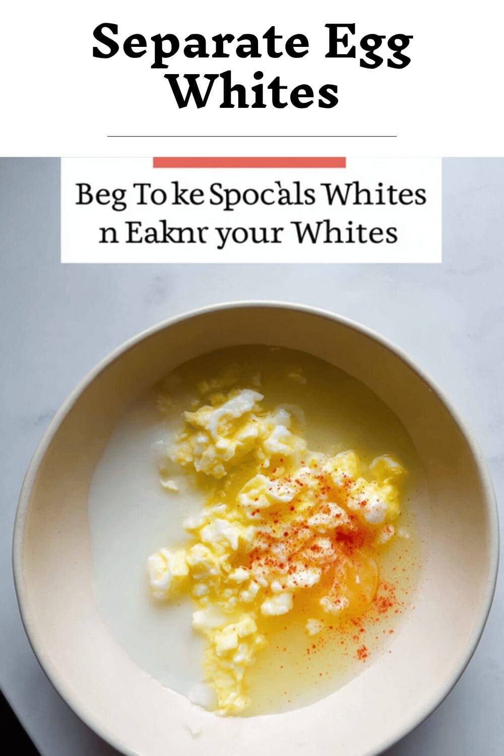 Separate Egg Whites