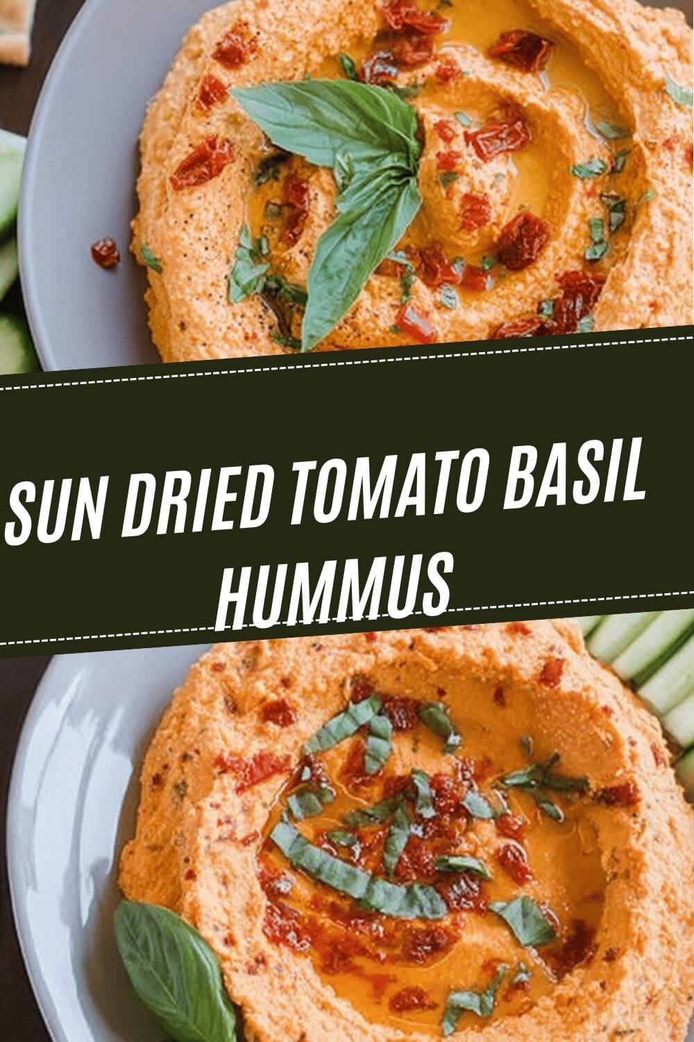 Sun Dried Tomato Basil Hummus