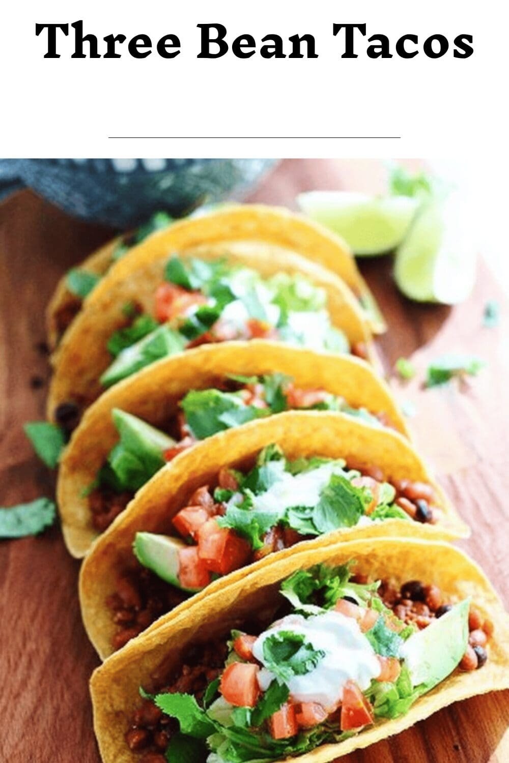 Three Bean Tacos