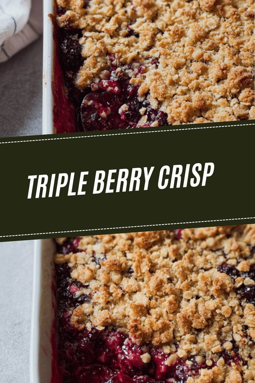 Triple Berry Crisp