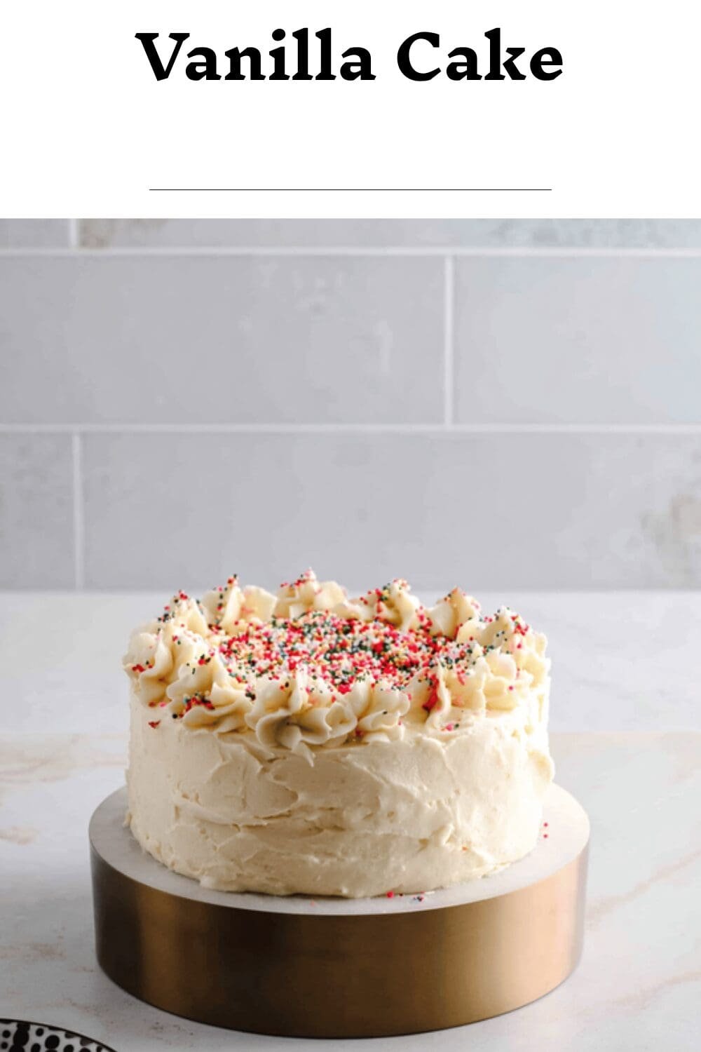 Vanilla Cake