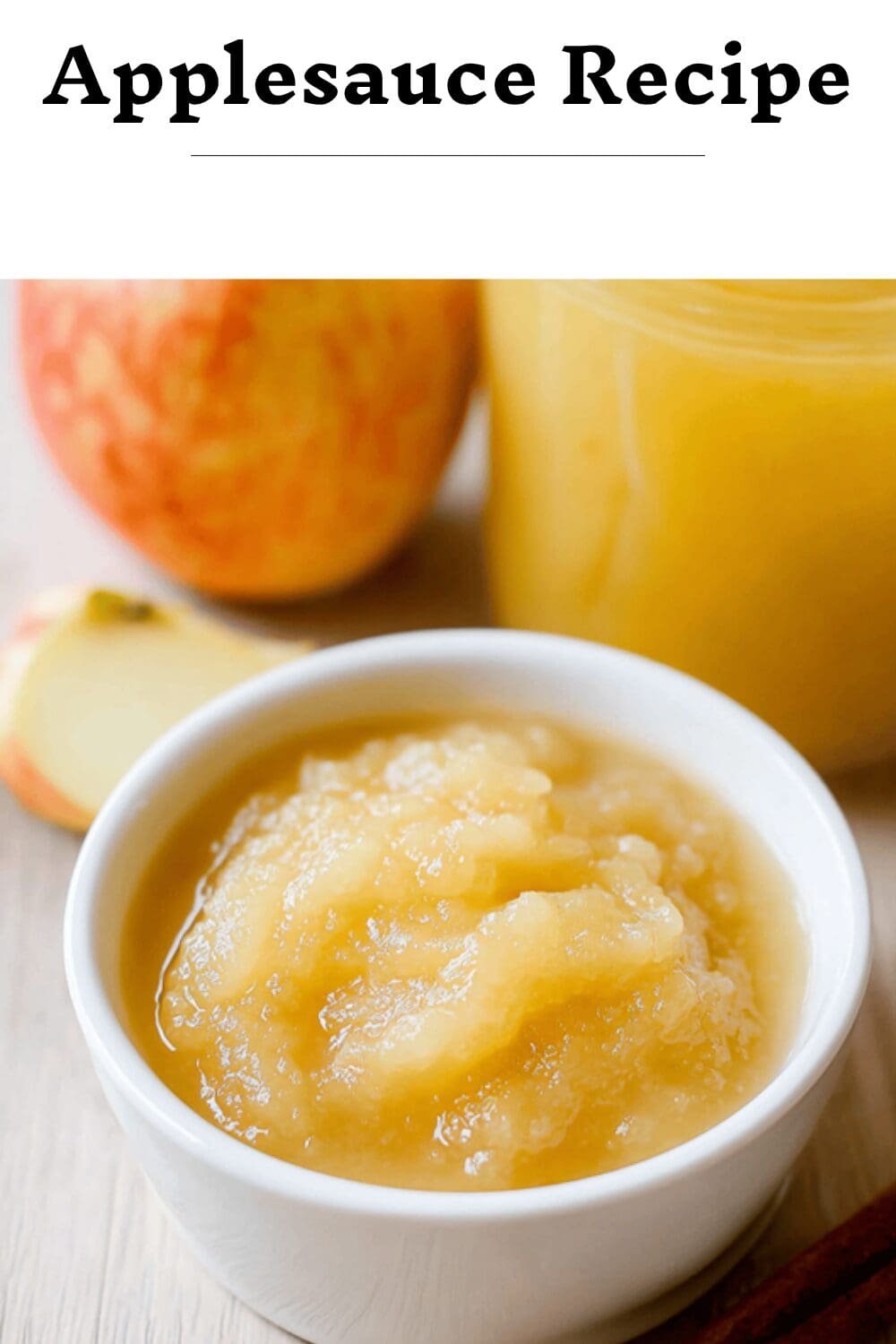 Applesauce Recipe