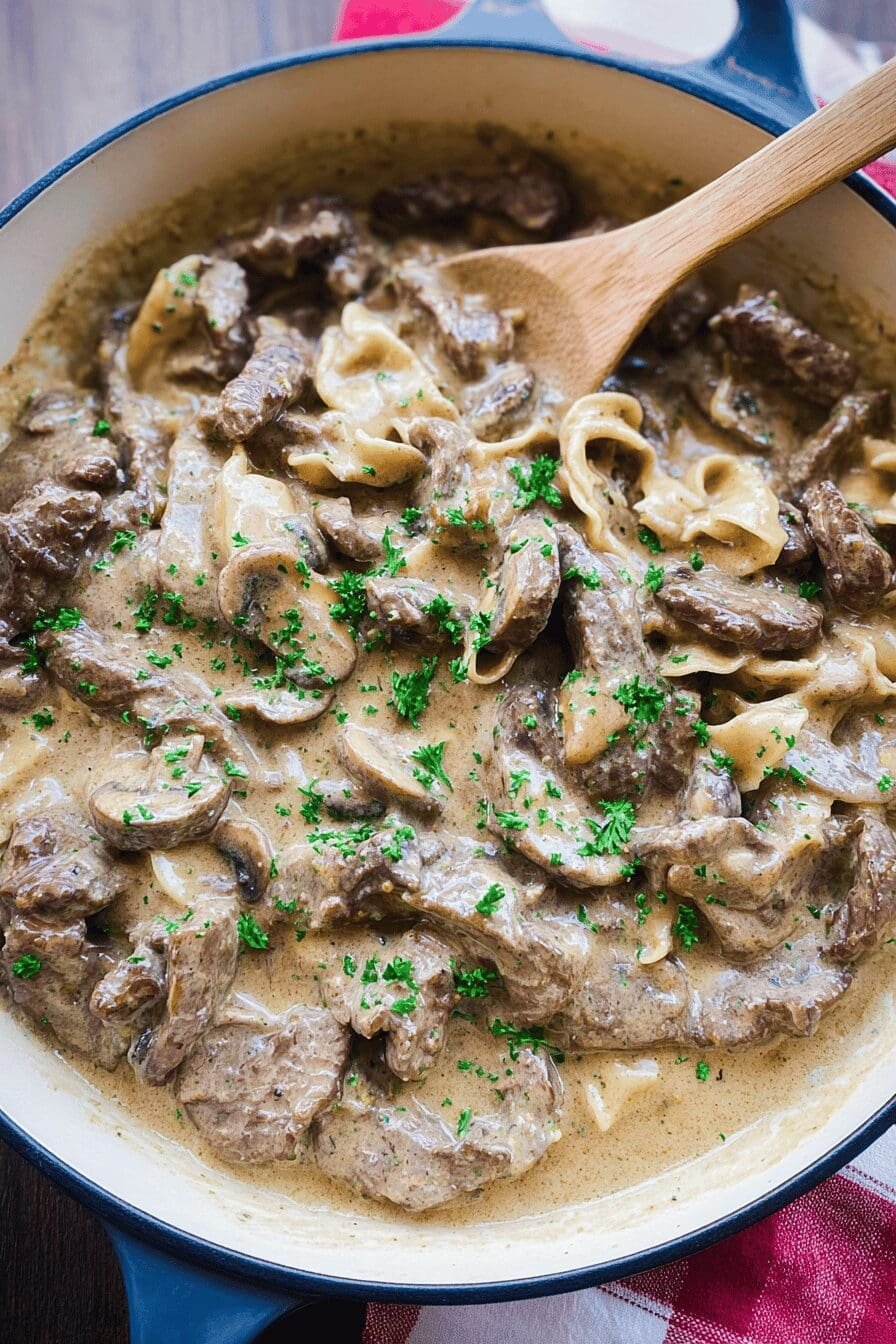 Beef Stroganoff