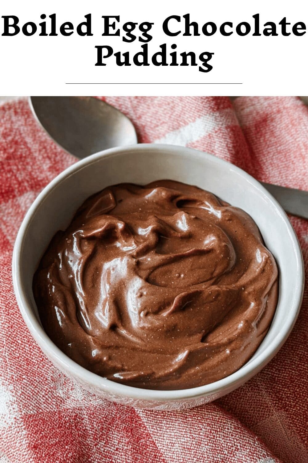 Boiled Egg Chocolate Pudding