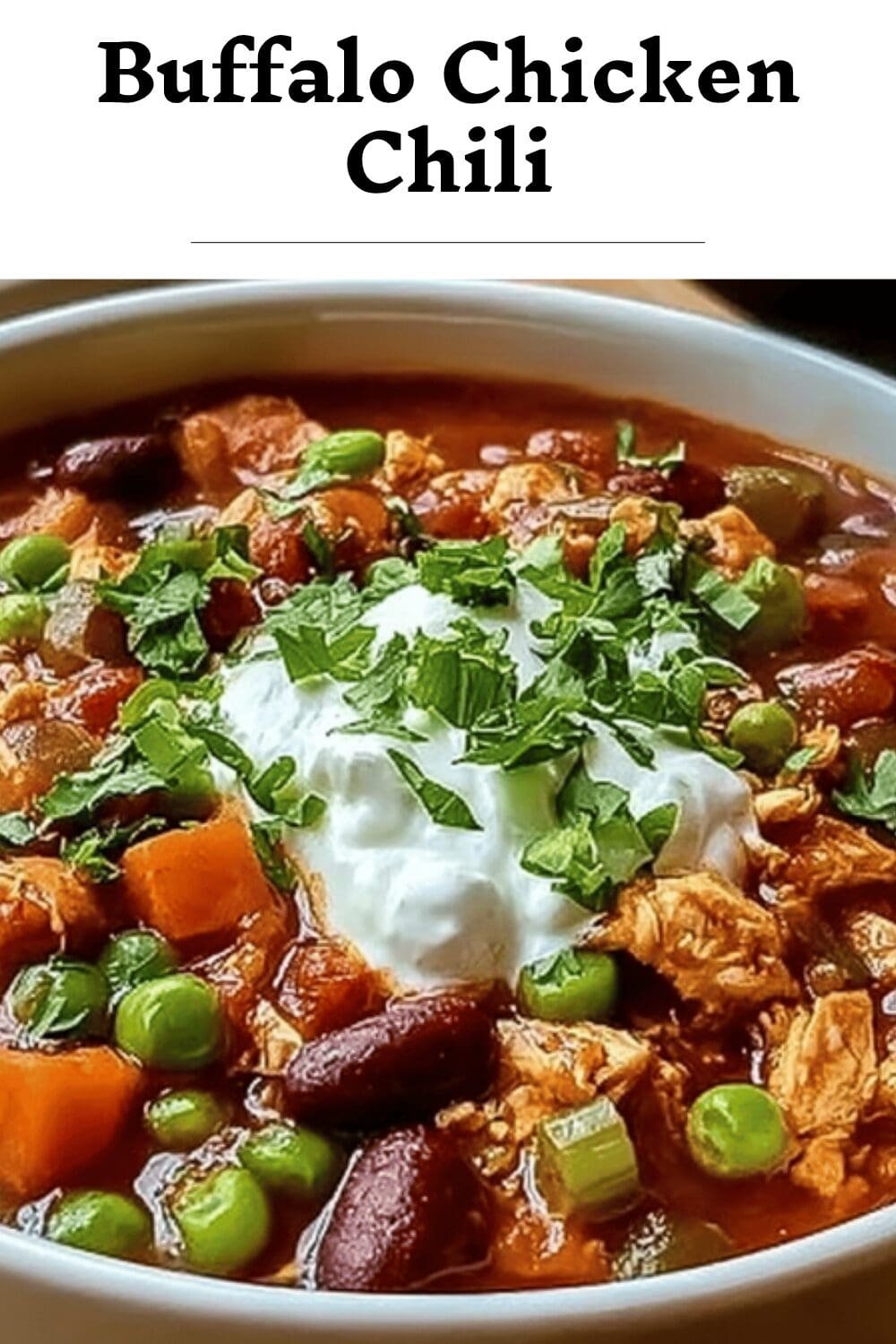 Buffalo Chicken Chili