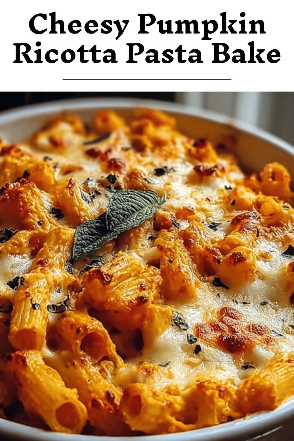 Cheesy Pumpkin Ricotta Pasta Bake Recipe For Cozy Dinners 7 Cheesy Pumpkin Ricotta Pasta Bake