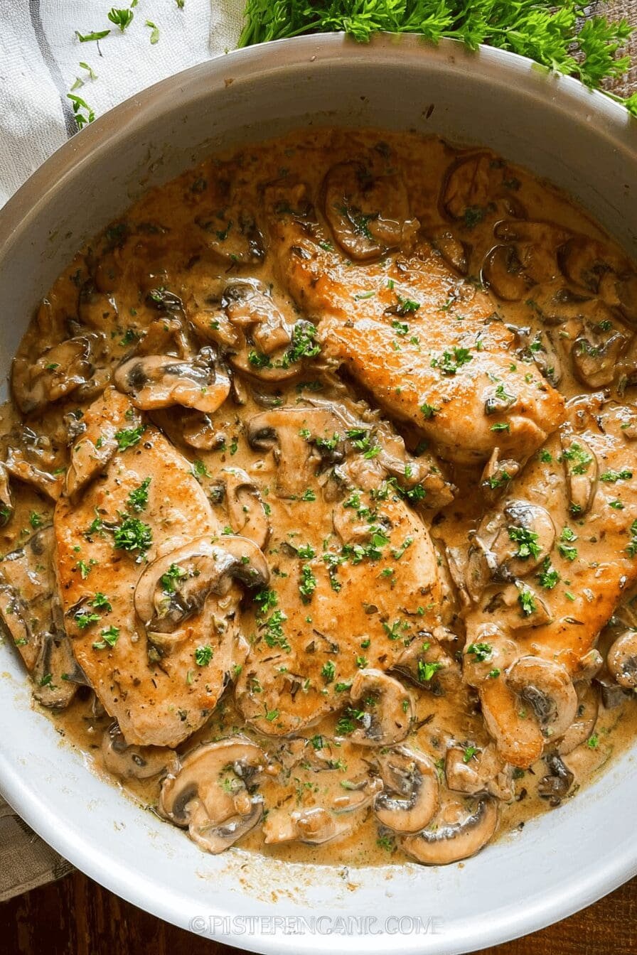 Chicken Marsala Recipe With Rich Mushroom Sauce And Tender Pan-Seared Chicken 6 Chicken Marsala