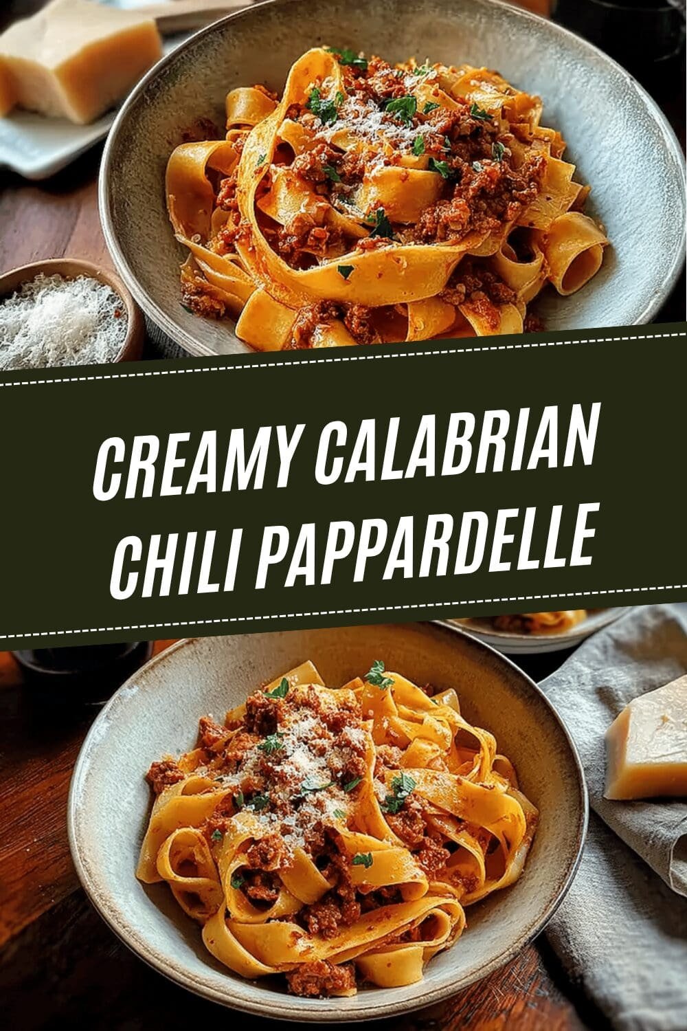 Creamy Calabrian Chili Pappardelle
