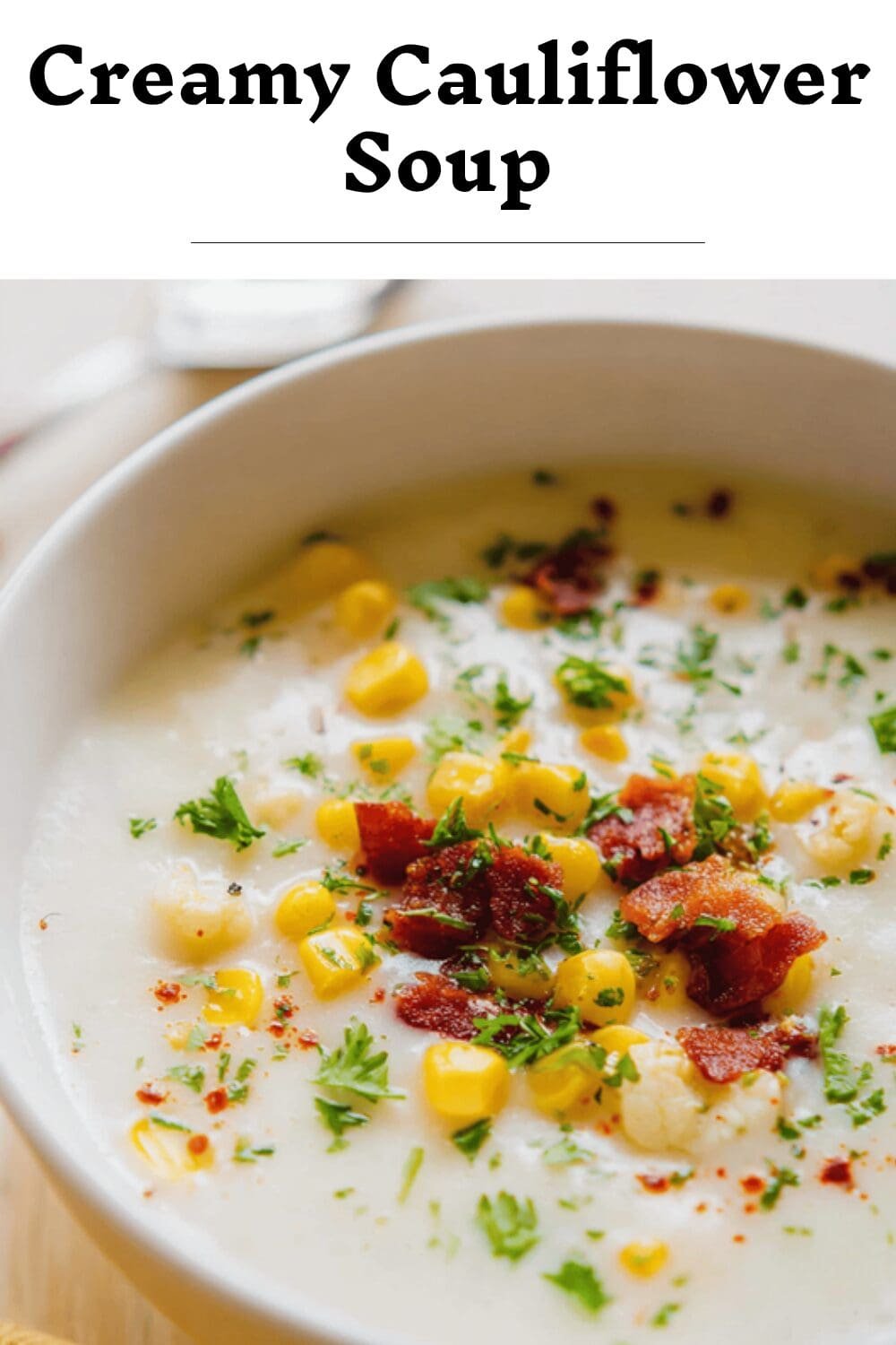 Creamy Cauliflower Soup