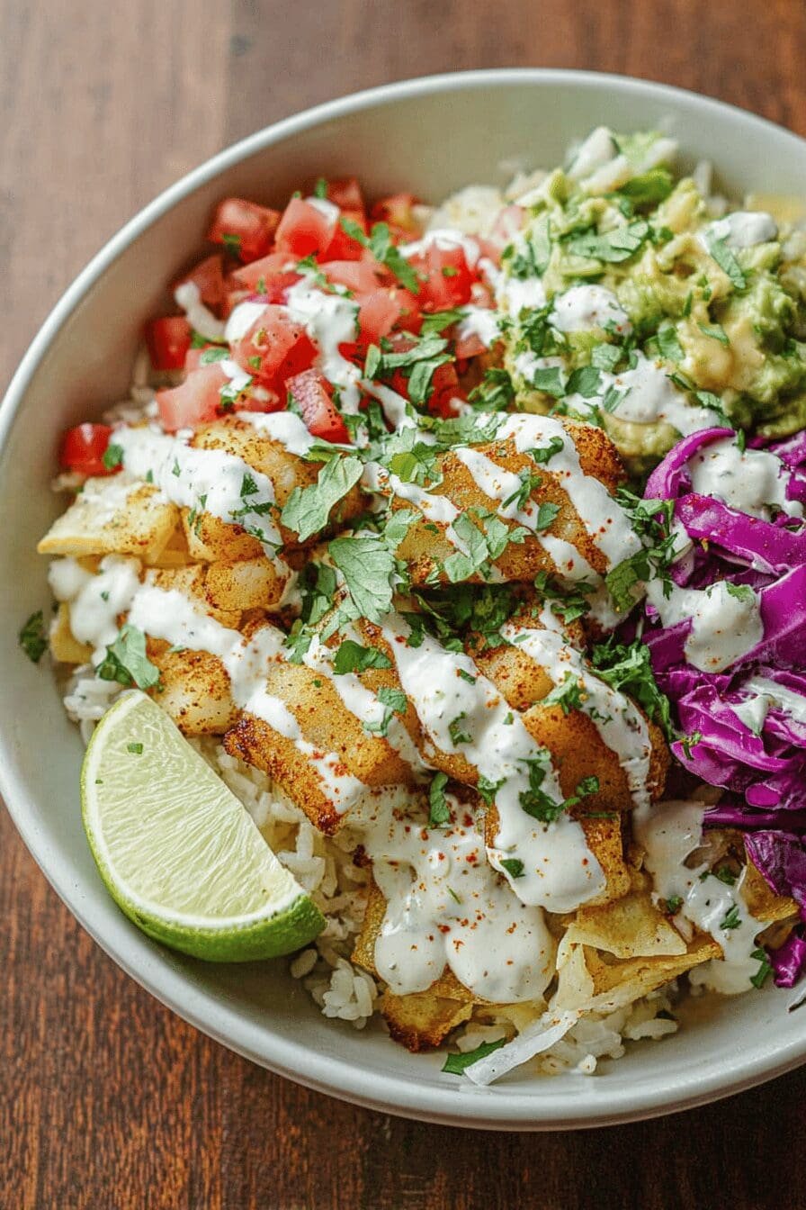 Fish Taco Bowl