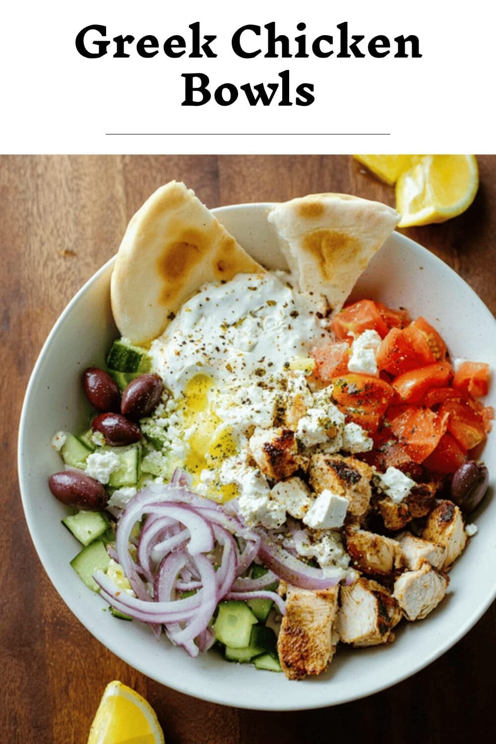 Greek Chicken Bowls