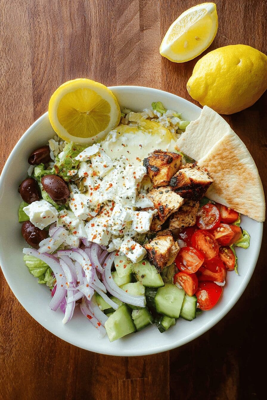 Greek Chicken Bowls