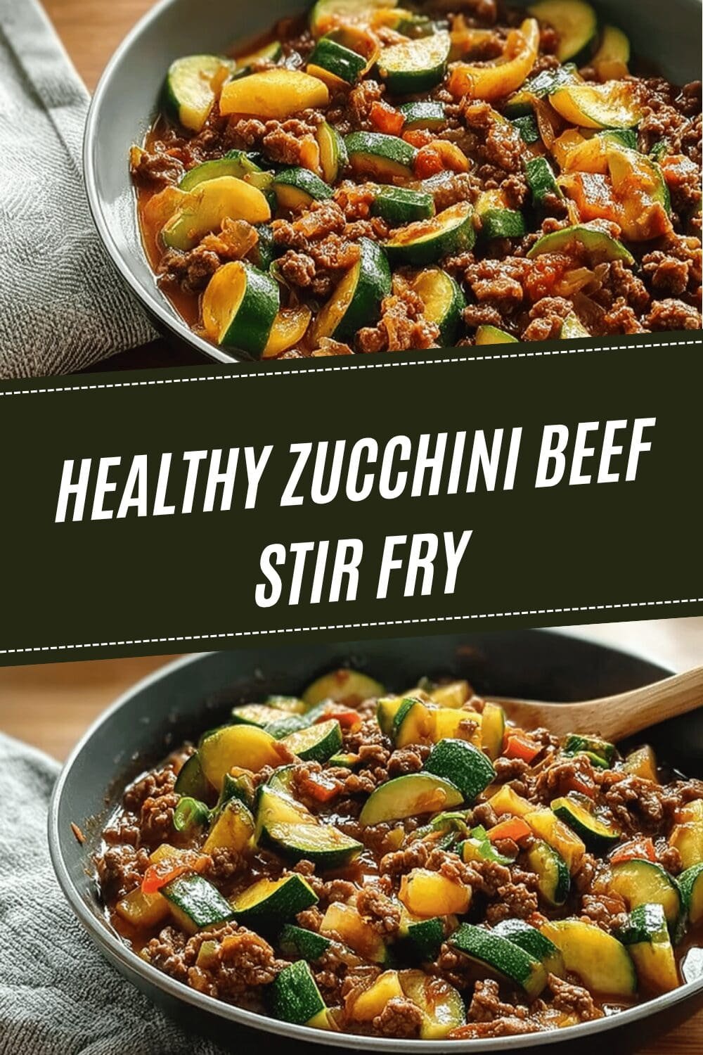 Healthy Zucchini Beef Stir Fry