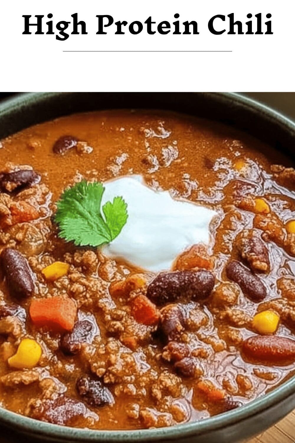 High Protein Chili