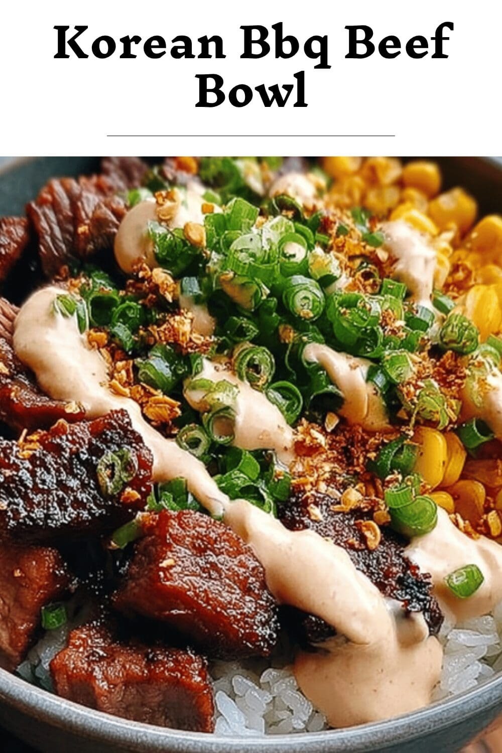 Korean Bbq Beef Bowl