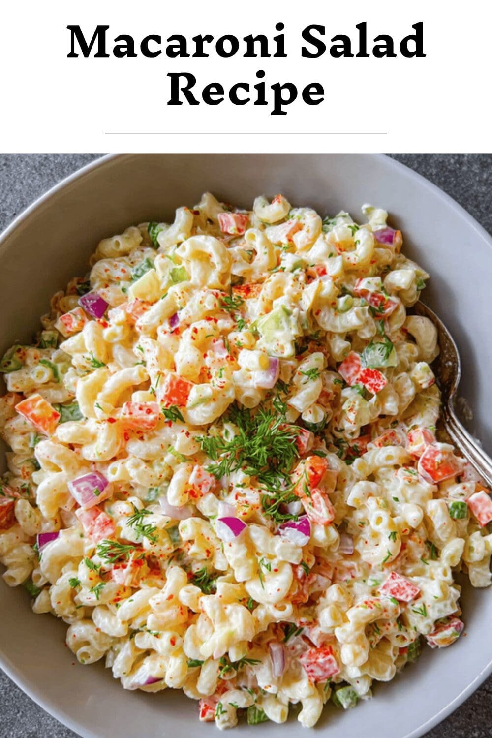 Macaroni Salad Recipe