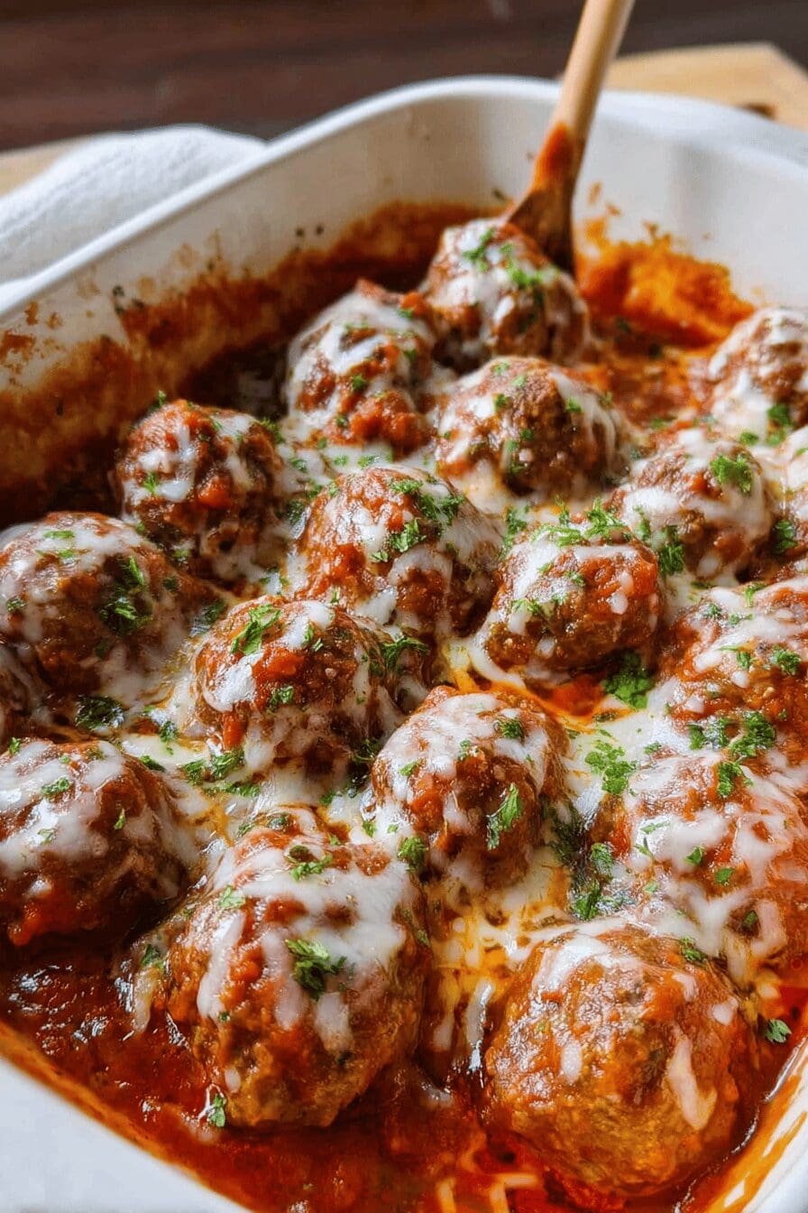 Meatballs Parmesan