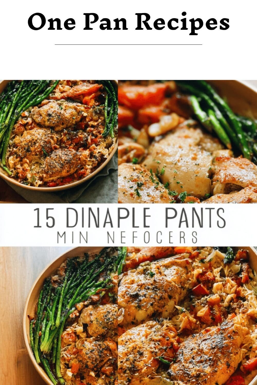 One Pan Recipes