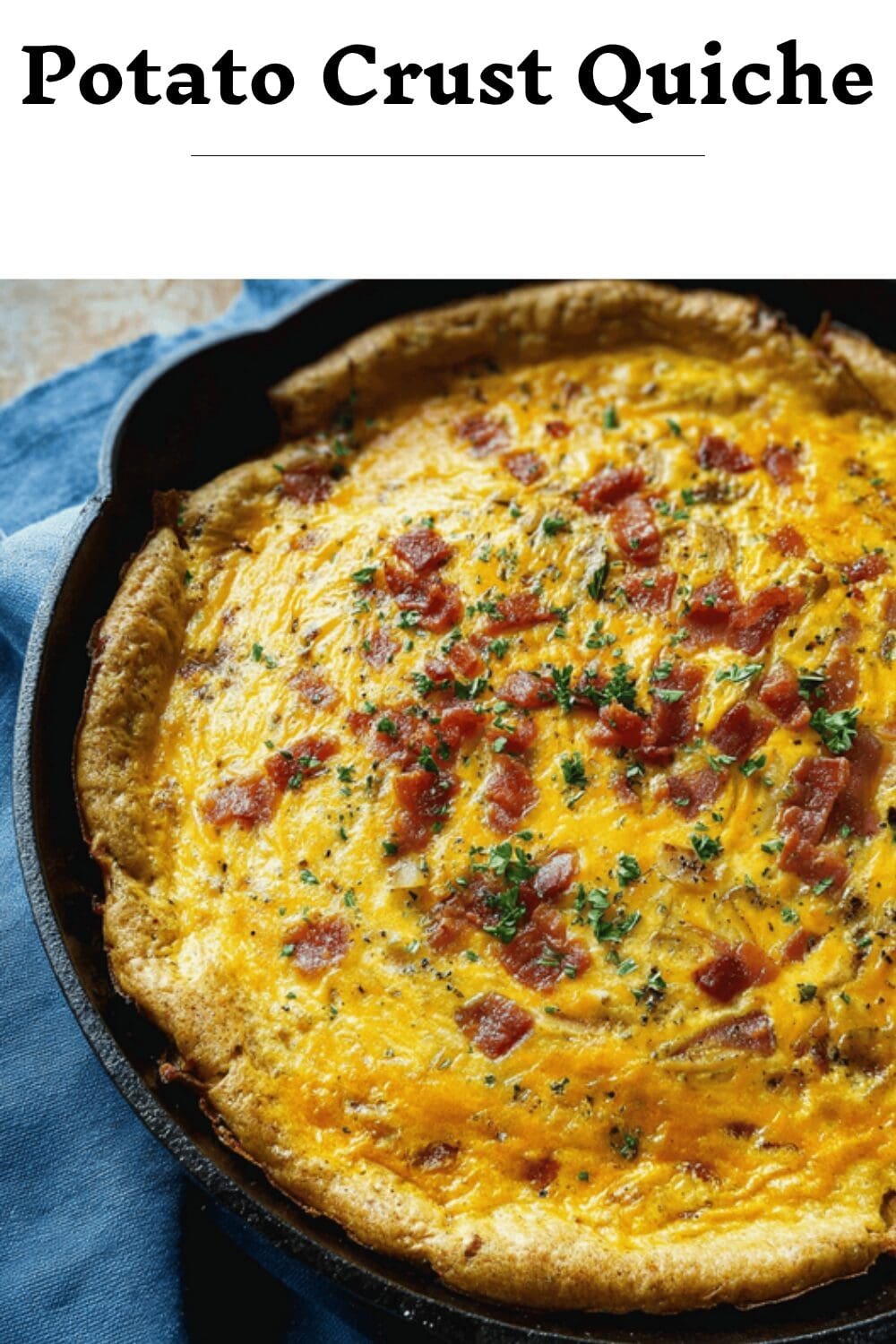 Potato Crust Quiche