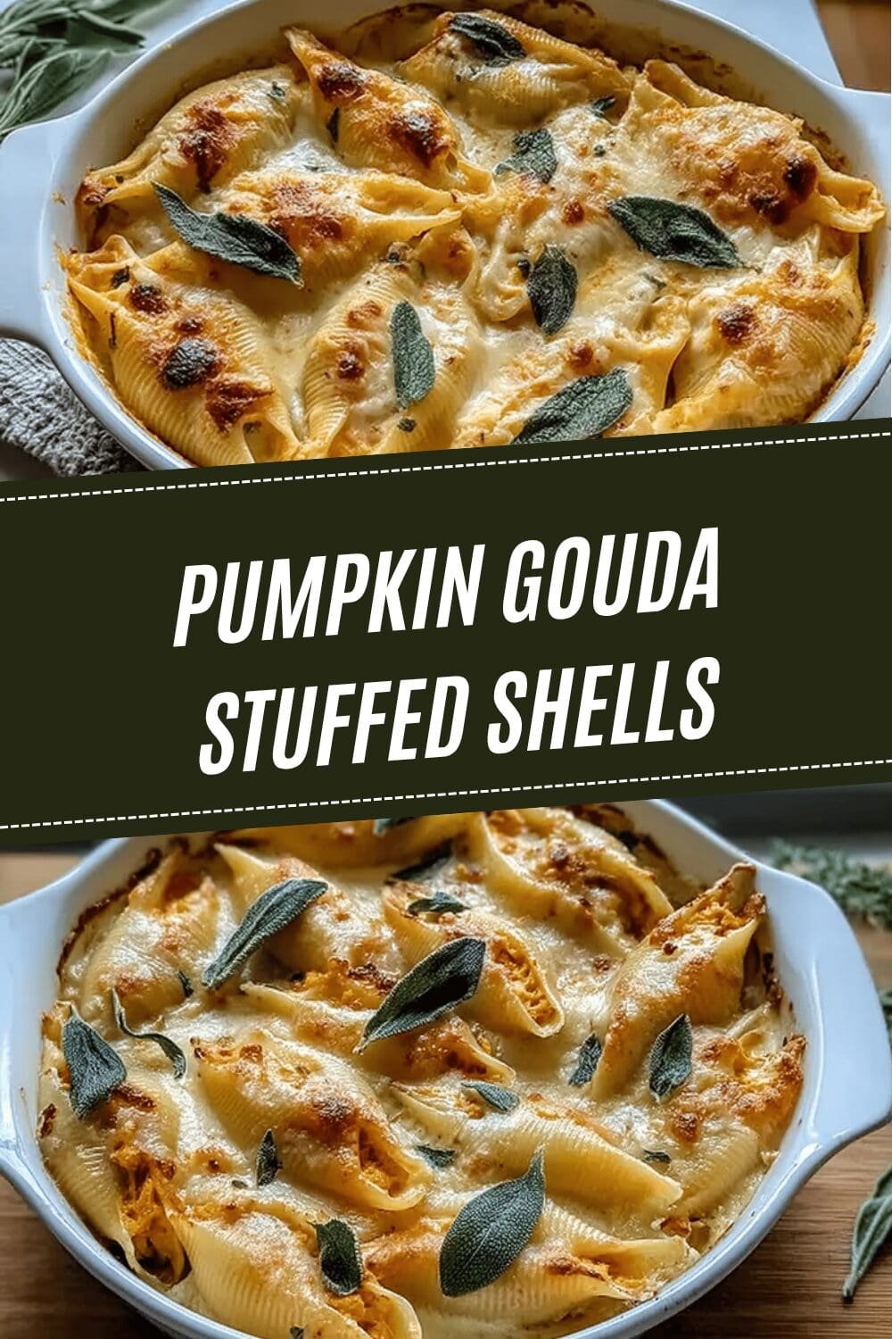 Pumpkin Gouda Stuffed Shells