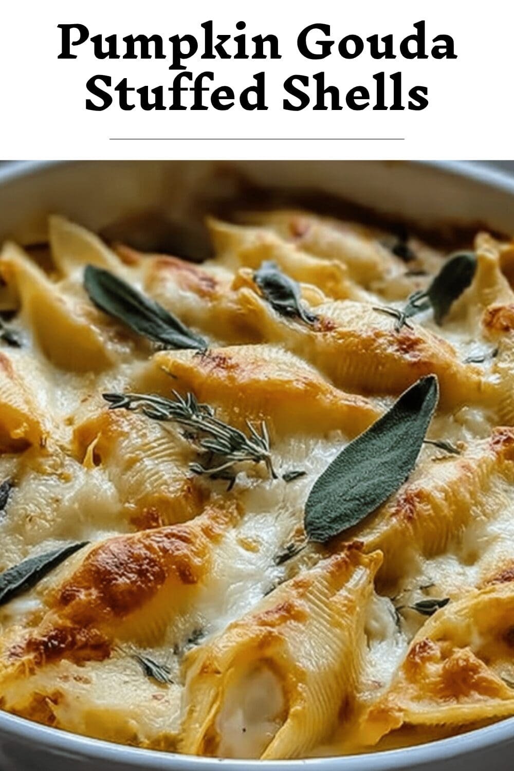 Pumpkin Gouda Stuffed Shells