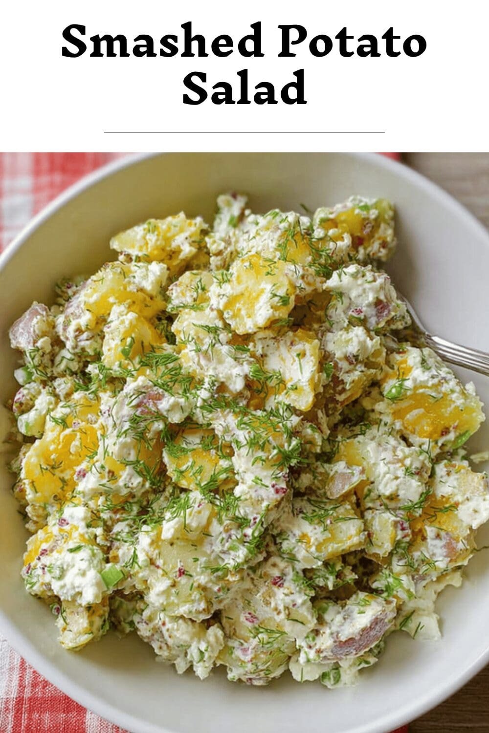 Smashed Potato Salad Recipes With Fresh Herbs And Creamy Dressing 7 Smashed Potato Salad
