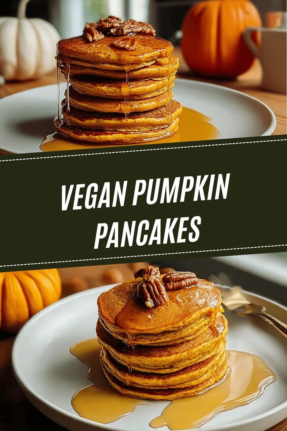 Vegan Pumpkin Pancakes
