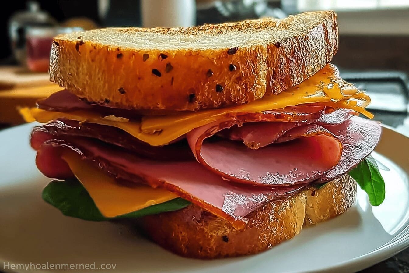 Air Fried Bologna Sandwich