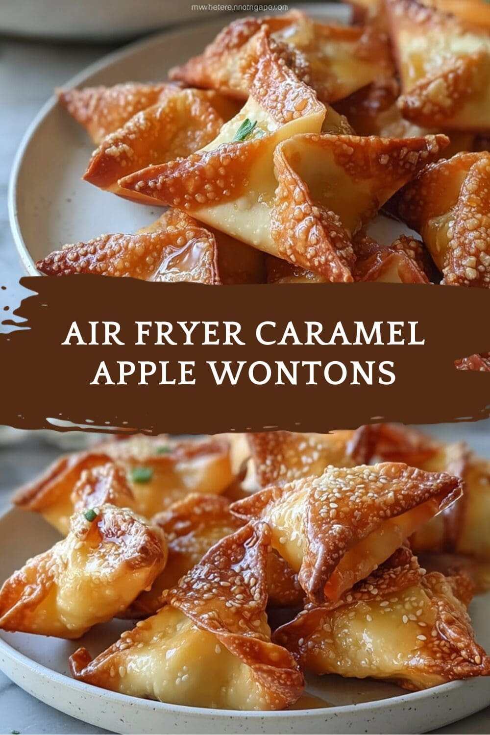 Air Fryer Caramel Apple Wontons Recipe With Crispy Golden Crunch 7 Air Fryer Caramel Apple Wontons