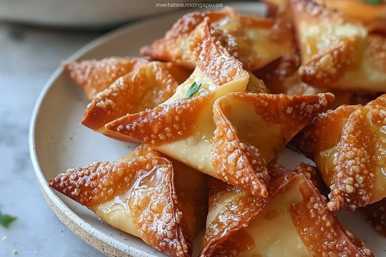 Air Fryer Caramel Apple Wontons Recipe With Crispy Golden Crunch 6 Air Fryer Caramel Apple Wontons