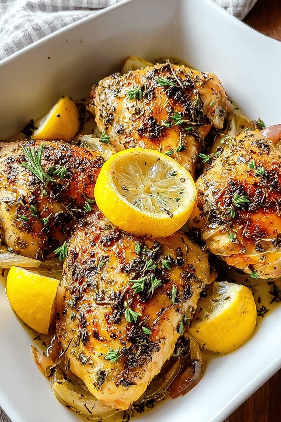 Baked Greek Lemon Chicken