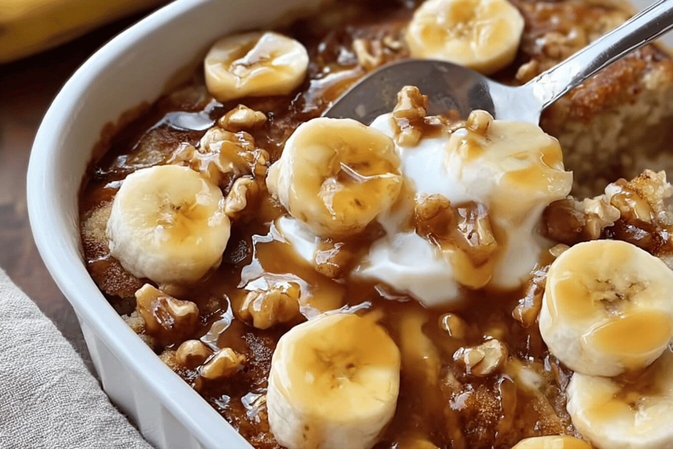 Bananas Foster Cobbler