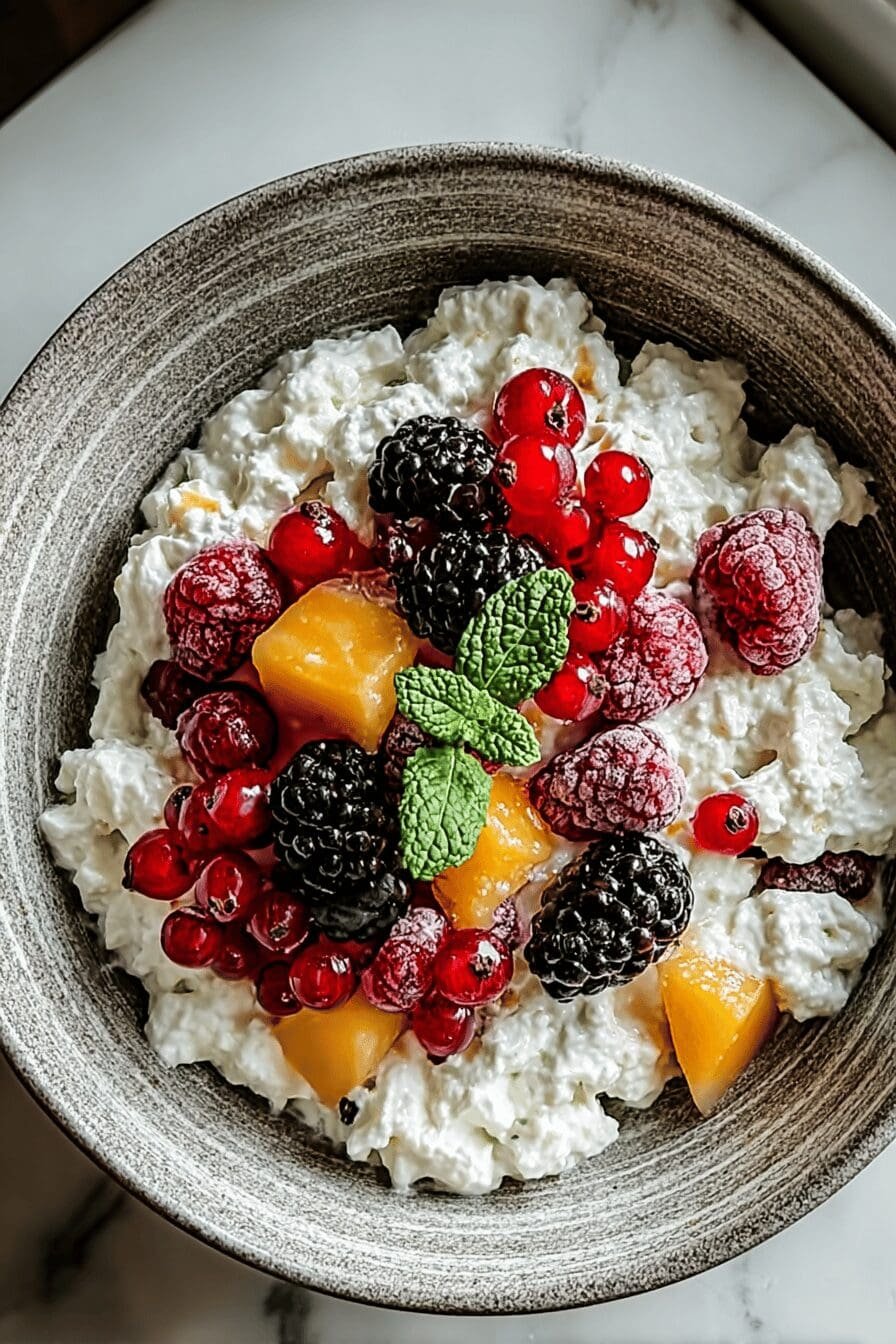 Berry Cottage Cheese Salad
