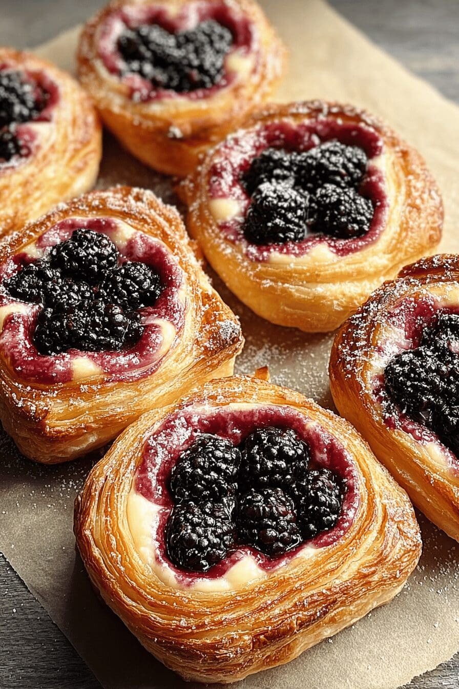 Blackberry Cream Cheese Danish