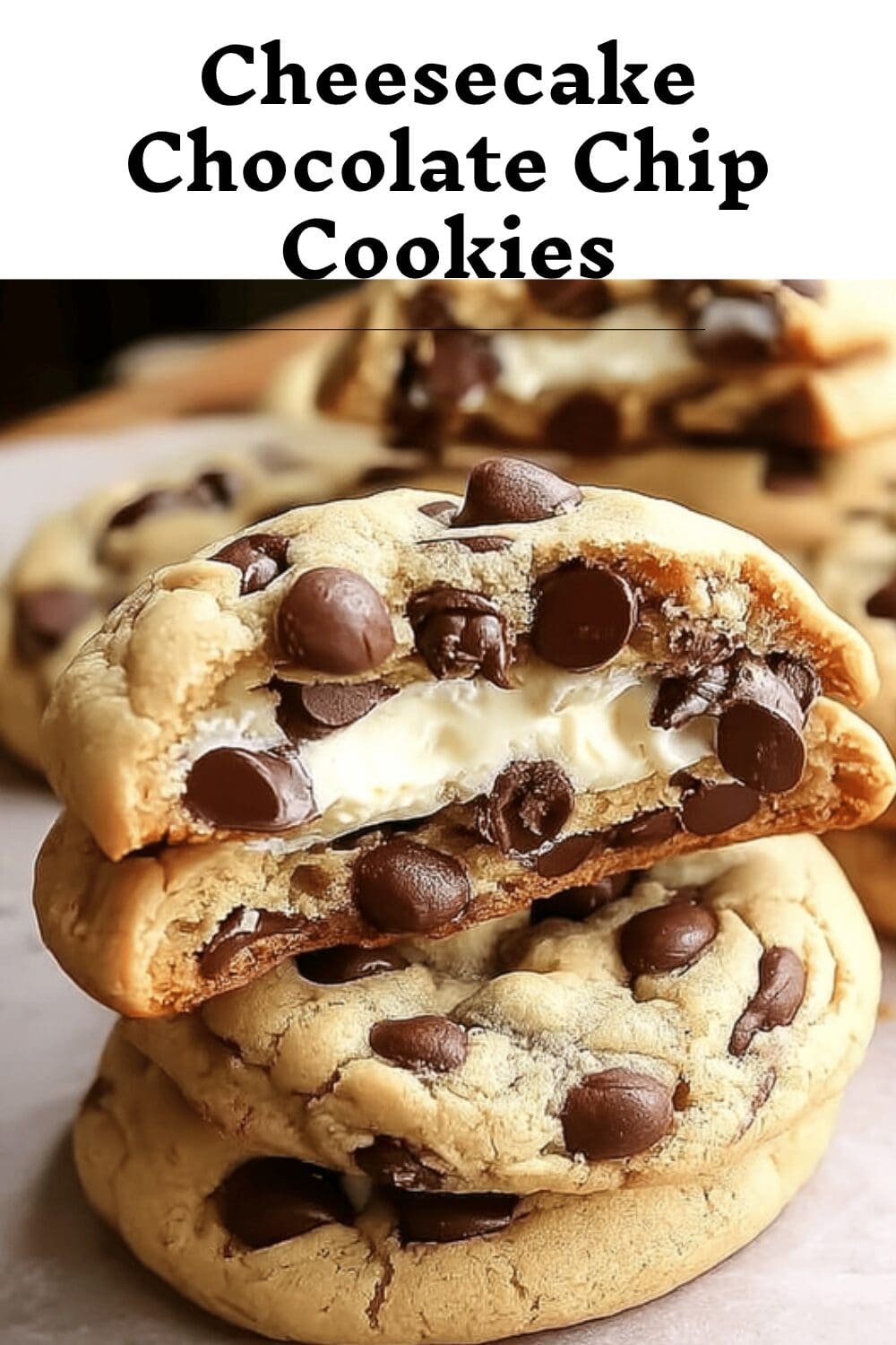 Cheesecake Chocolate Chip Cookies
